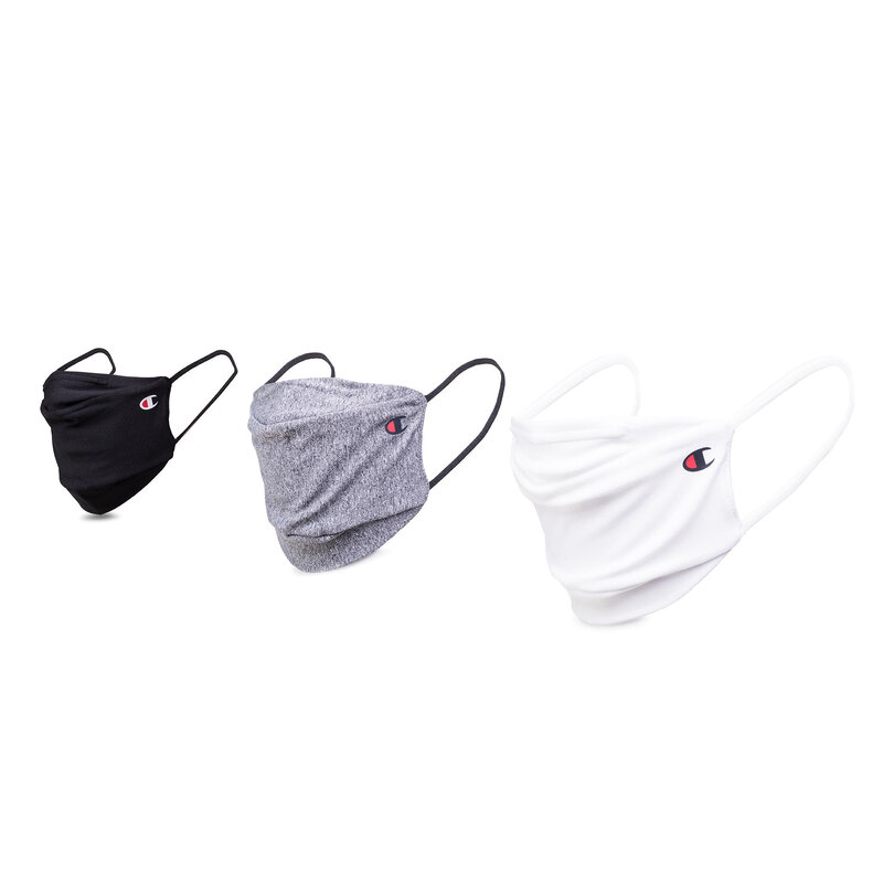 3er-Set Stoffmasken Champion 805371 EM006 Oxgm/Wht/Nbk Bekleidung Textilien Zubehör