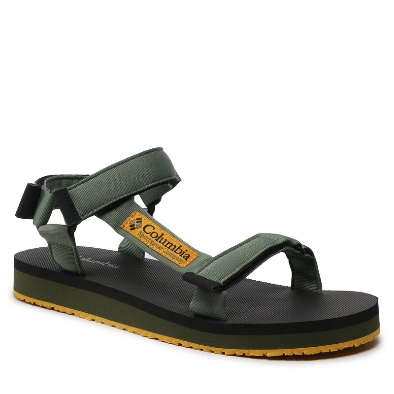 Sandalen Columbia Breaksider Sandal BM0486 Moostone/Golden Yellow 302 Sandalen Pantoletten und Sandaletten Herrenschuhe