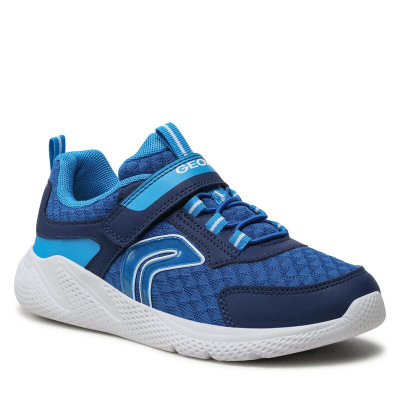 Sneakers Geox J Sprintye Boy J25GBB014CEC4227 DD Royal/Navy Halbschuhe Jungen Kinderschuhe
