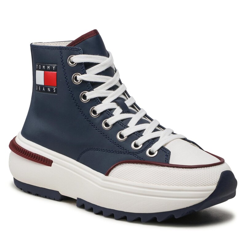 Sneakers Tommy Jeans Cleat Run EM0EM01101 Twilight Navy C87 Sneakers Halbschuhe Herrenschuhe