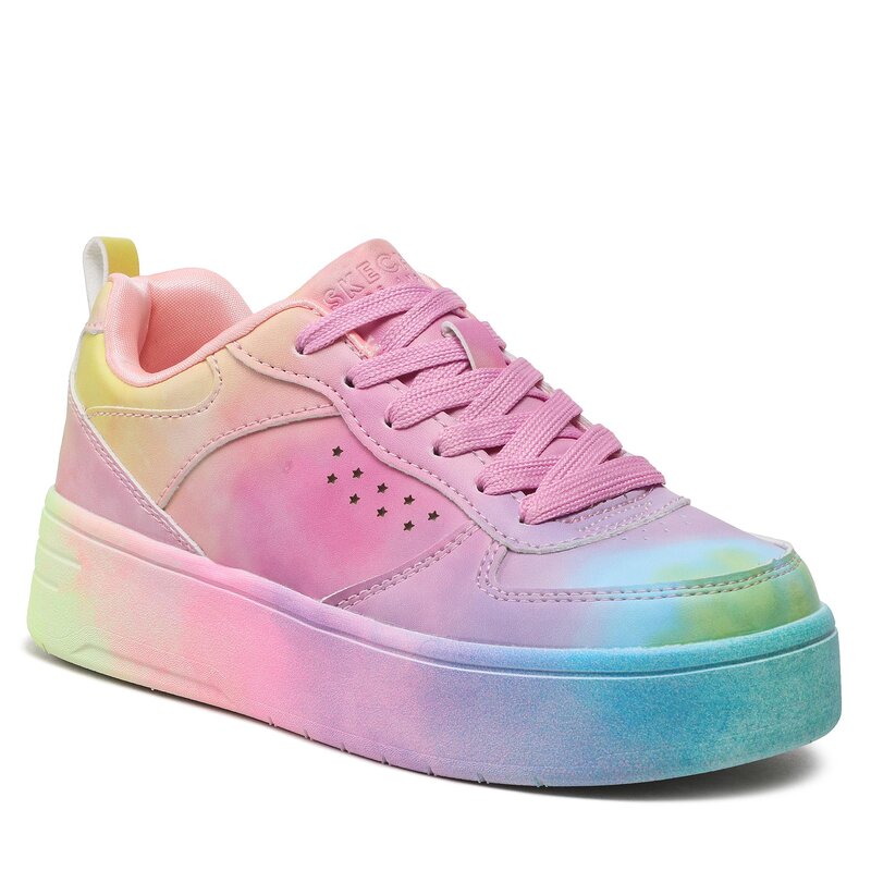 Sneakers Skechers Electric Remix 310196L/MLT Multi Schnürschuhe Halbschuhe Mädchen Kinderschuhe