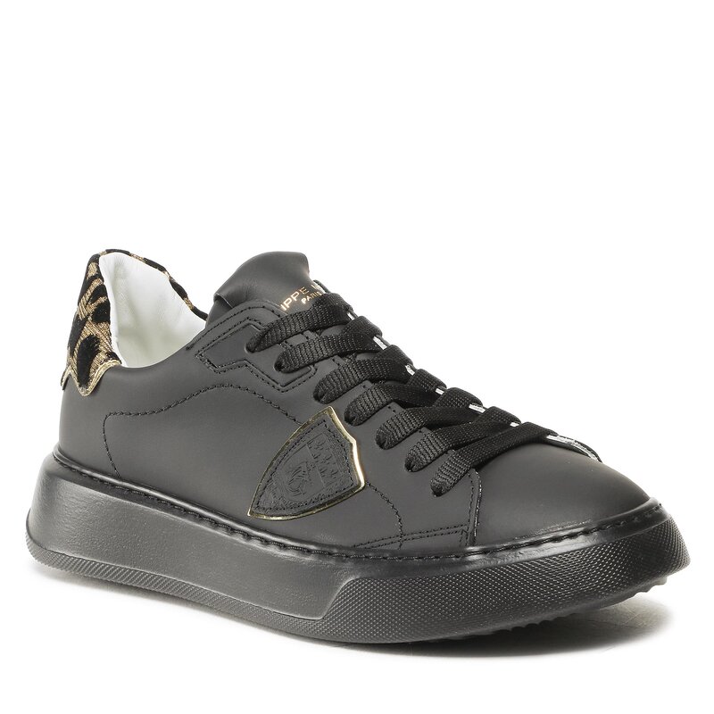 Sneakers Philippe Model Tample Low BTLD LG01 Noir Or Sneakers Halbschuhe Damenschuhe