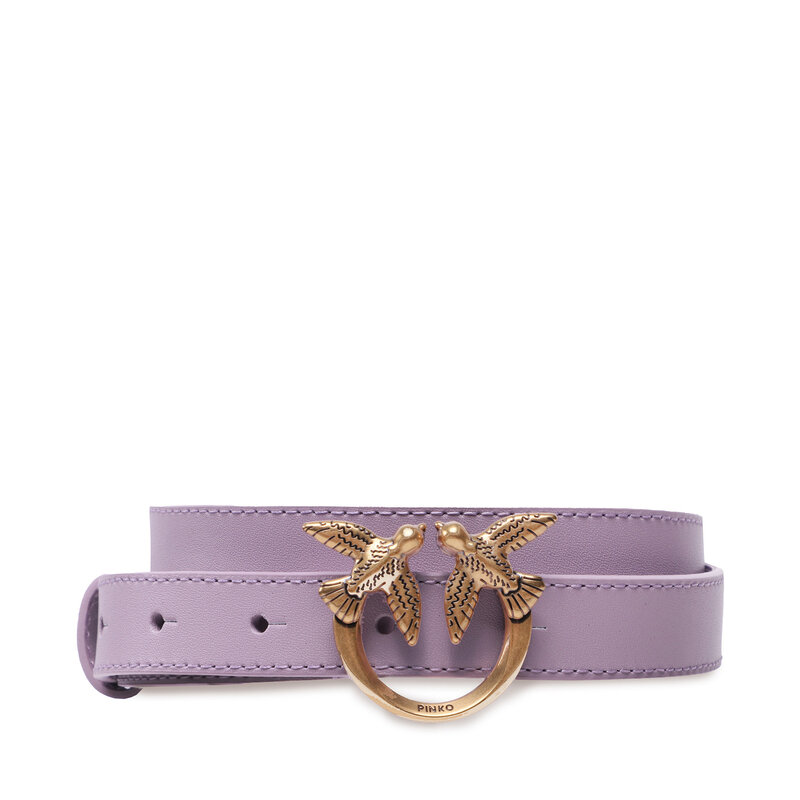 Damengürtel Pinko Love Berry H2 Belt PE 23 PLT01 100143 A0F1 Lilac Y13Q Damengürtel Gürtel Leder-Galanterie Zubehör