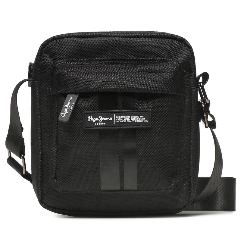 Umhängetasche Pepe Jeans Damon PM030756 Black 999 Sportliche Taschen und Rucksäcke Zubehör AR10553