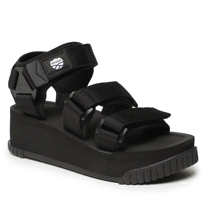 Sandalen Shaka Neo Bungy Platform SK-105 Black 00R Alltägliche Sandalen Sandalen Pantoletten und Sandaletten Damenschuhe