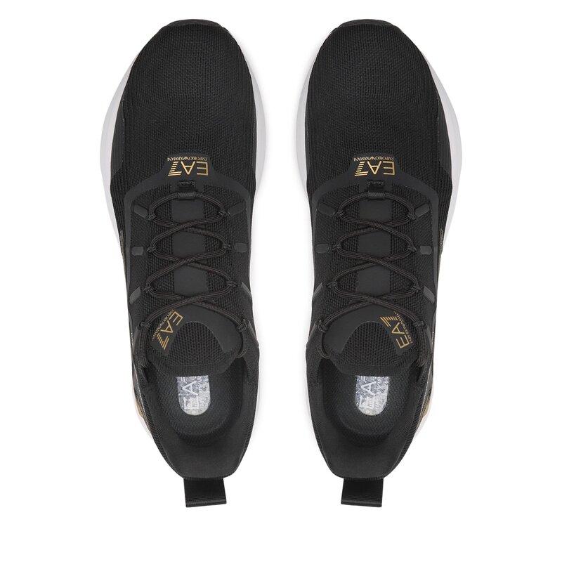Sneakers EA7 Emporio Armani X8X130 XK309 R659 Black/Gold/White Sneakers Halbschuhe Herrenschuhe ZL10649