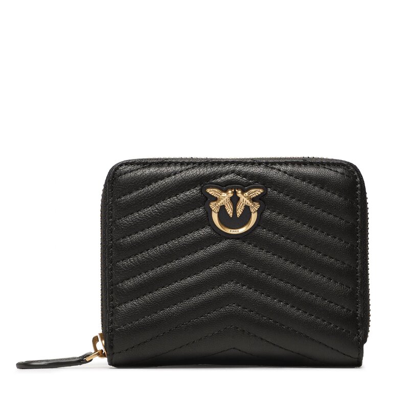 Große Damen Geldbörse Pinko Taylor Zip Around PE 23 PCPL 100249 A0GK Black Z99Q Damen Geldbörsen Geldbörse Leder-Galanterie Zubehör