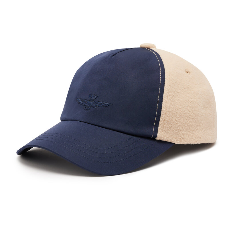 Cap Aeronautica Militare Cappellino 222HA1110CT3003 Blue Navy/Abbey Stone/Arancio Scuro 94243 Caps Herren Mützen Mützen Textilien Zubehör