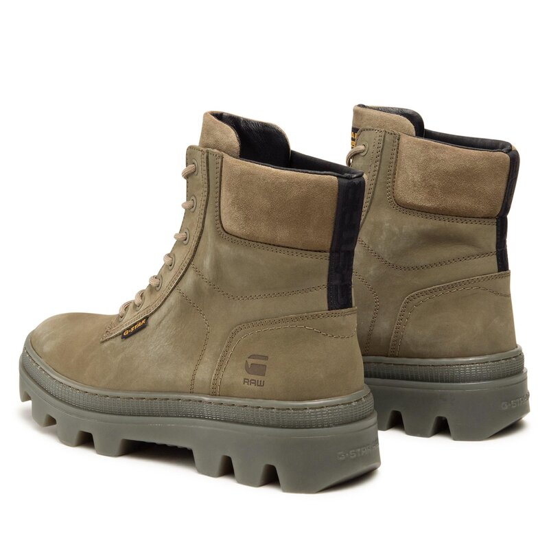 Schnürstiefeletten G-Star Raw Noxer Hgh Nub M 2242 020814 Olv Trekkingschuhe Stiefel und andere Herrenschuhe