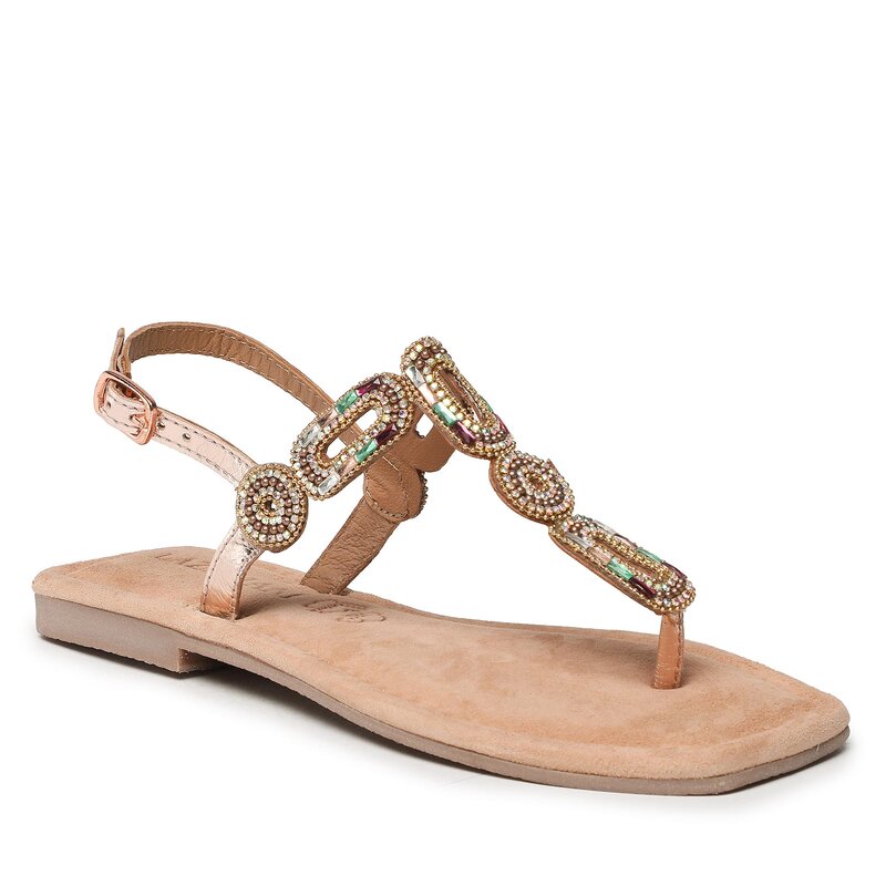 Sandalen Lazamani 33.540 Peach Sandalen Pantoletten und Sandaletten Damenschuhe