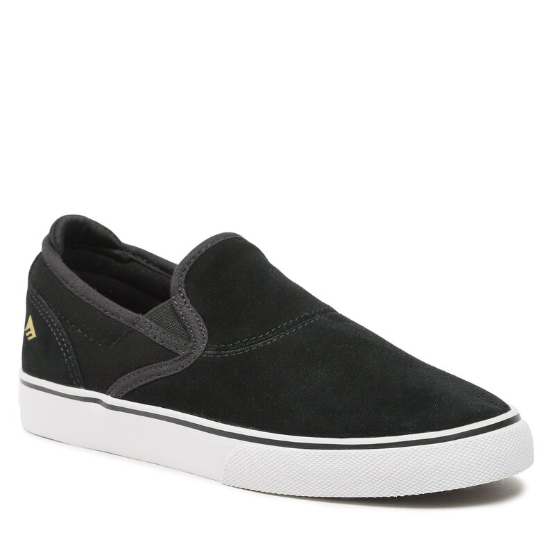 Sneakers Emerica Wino G6 Slip-On Youth 6301000024 Black/White/Gold 715 Halbschuhe Jungen Kinderschuhe