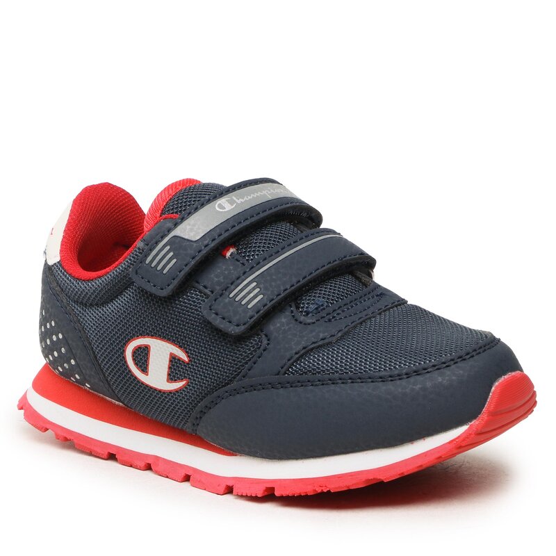Sneakers Champion S32617-BS501 NNY/RED Klettverschluss Halbschuhe Jungen Kinderschuhe