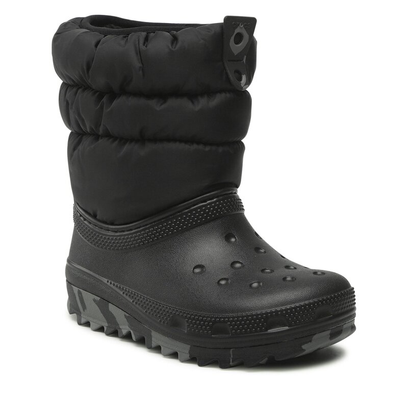 Schneeschuhe Crocs Classic Neo Puff Boot K 207684 Black Trekkingschuhe Stiefel und andere Jungen Kinderschuhe