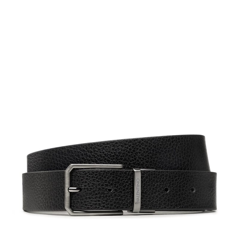 Herrengürtel Valentino Massive VCP6RF14 Nero Herrengürtel Gürtel Leder-Galanterie Zubehör