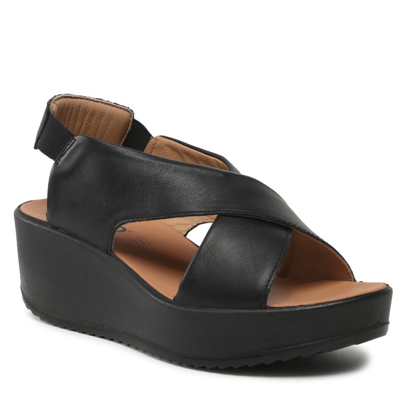 Sandalen IGI&CO 3667200 Black Alltägliche Sandalen Sandalen Pantoletten und Sandaletten Damenschuhe