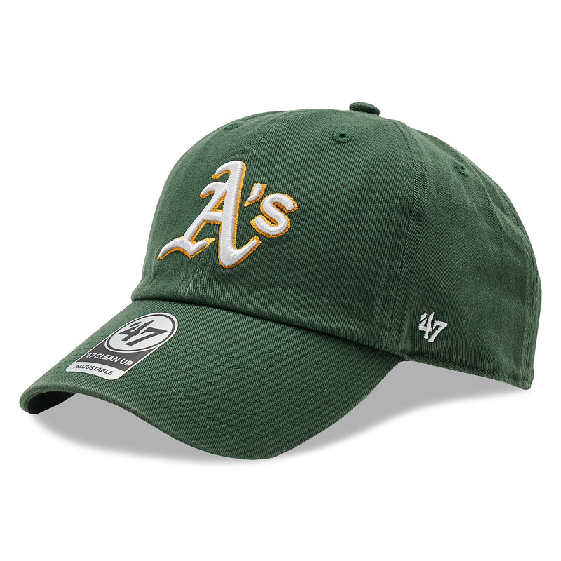Cap 47 Brand Mlb Oakland Athletics B-RGW18GWS-DGE Dark Green Caps Damen Mützen Mützen Textilien Zubehör
