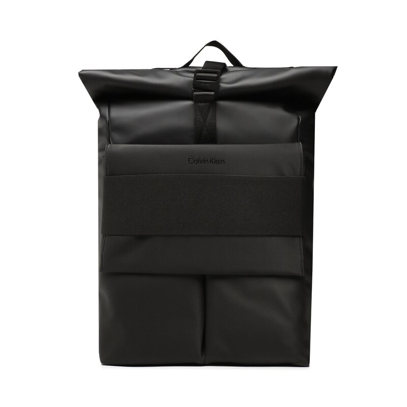 Rucksack Calvin Klein Ck Spw Tech Rolltop Bp Plus K50K510539 BAX Notebook Tasche Leder-Galanterie Zubehör