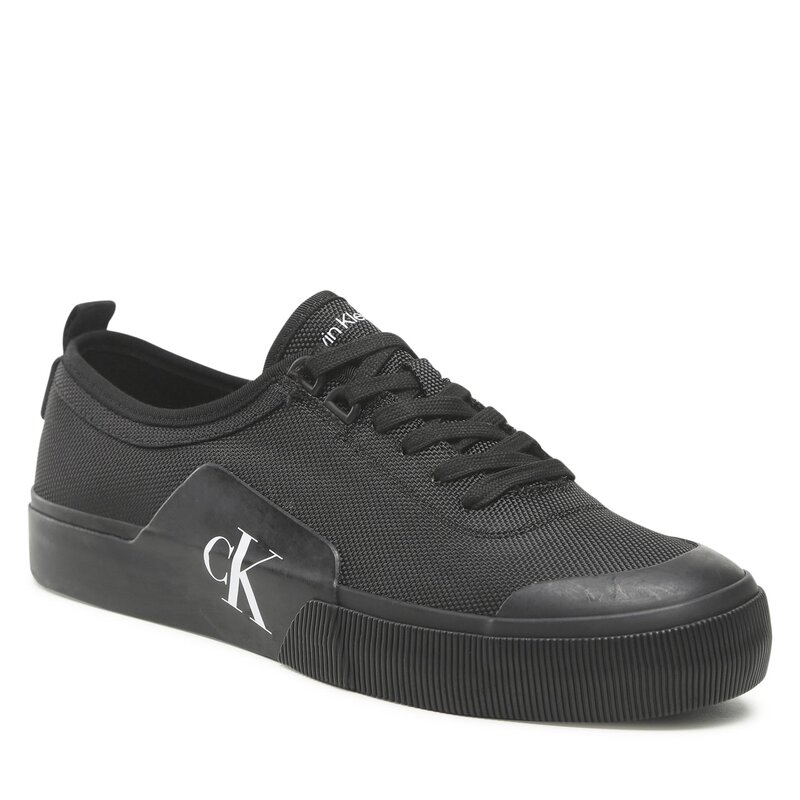 Sneakers aus Stoff Calvin Klein Jeans Skater Vulc Laceup Low Ny YM0YM00459 Black BDS Turnschuhe Halbschuhe Herrenschuhe