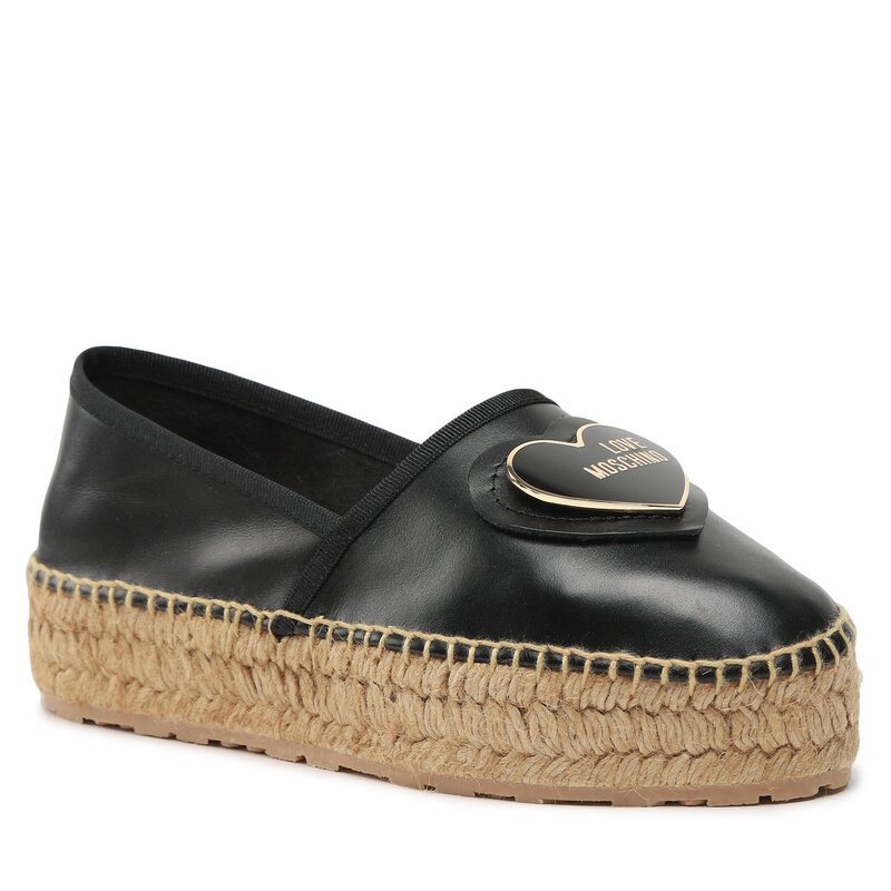 Espadrilles LOVE MOSCHINO JA10443G0GIA0000 Nero Espadrilles Halbschuhe Damenschuhe