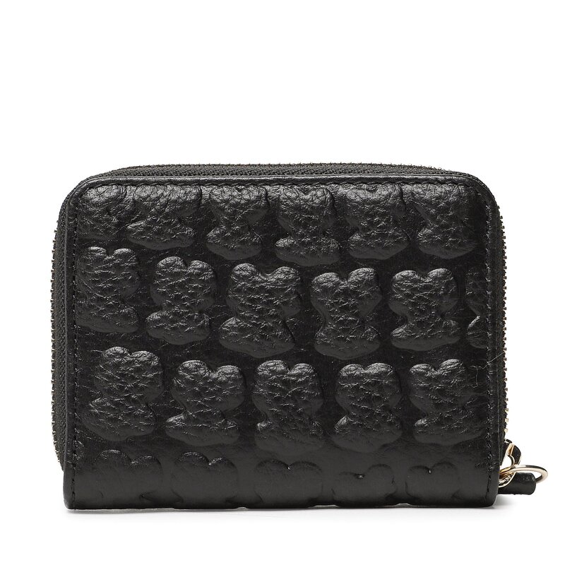 Kleine Damen Geldbörse TOUS Monedero M. Sherton 2001145151 Black Damen Geldbörsen Geldbörse Leder-Galanterie Zubehör AR10479