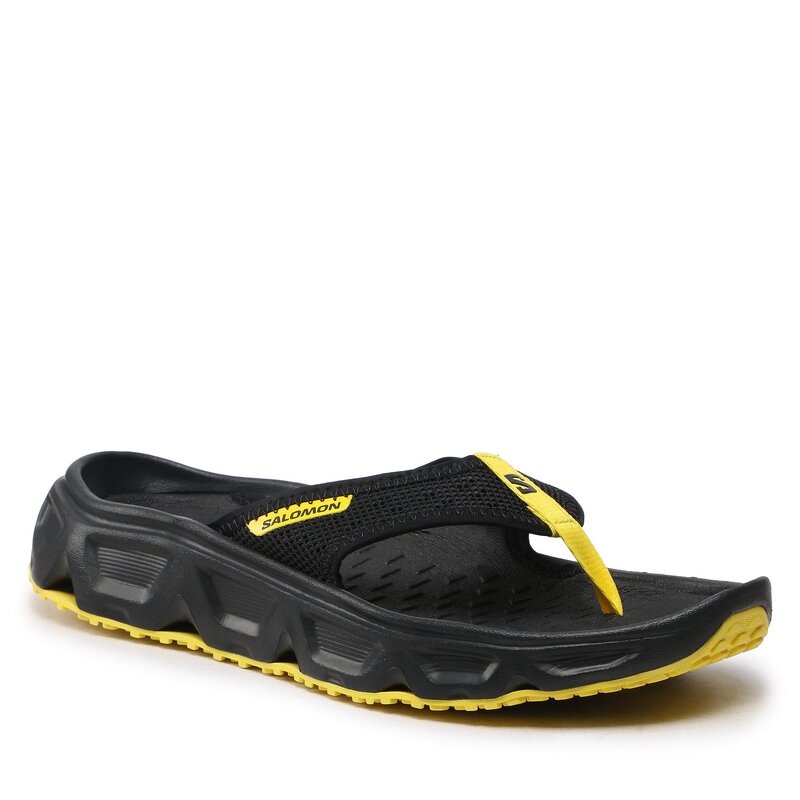 Zehentrenner Salomon Reelax Break 6.0 471109 27 M0 Black/Black/Buttercup Zehentrenner Pantoletten und Sandaletten Herrenschuhe