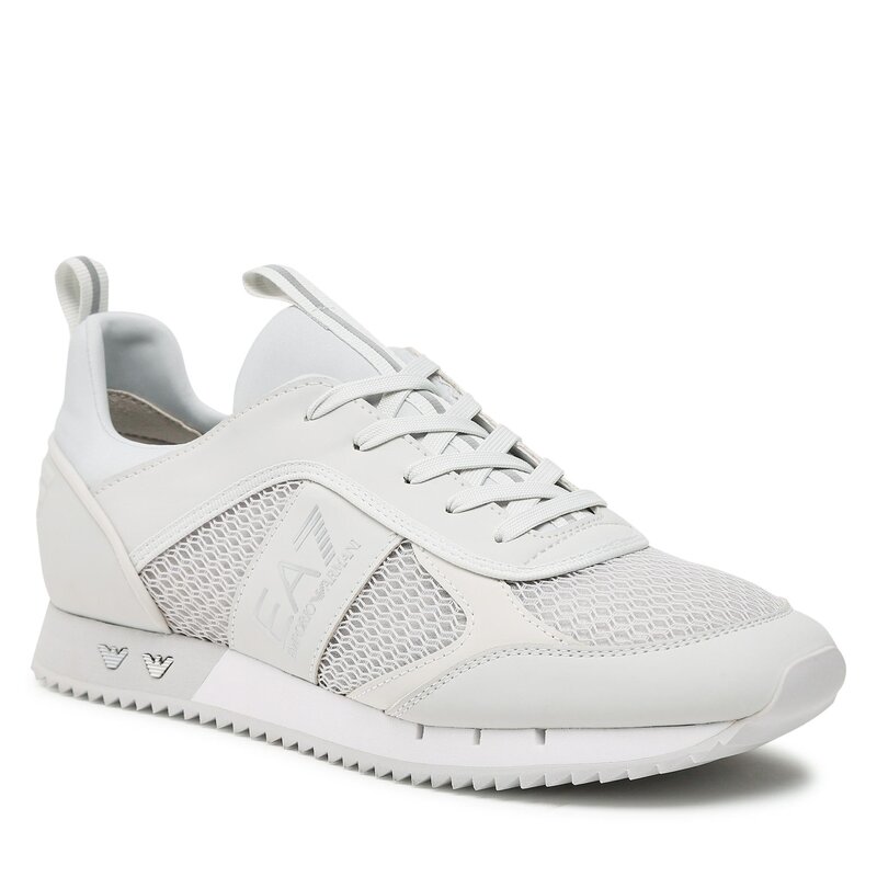 Sneakers EA7 Emporio Armani X8X027 XK050 S296 Oyster Mush/Silver Sneakers Halbschuhe Herrenschuhe