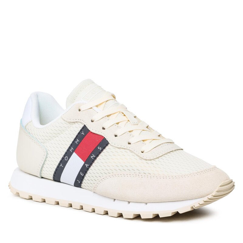Sneakers Tommy Jeans Retro Runner EN0EN02121 Calico AEF Sneakers Halbschuhe Damenschuhe