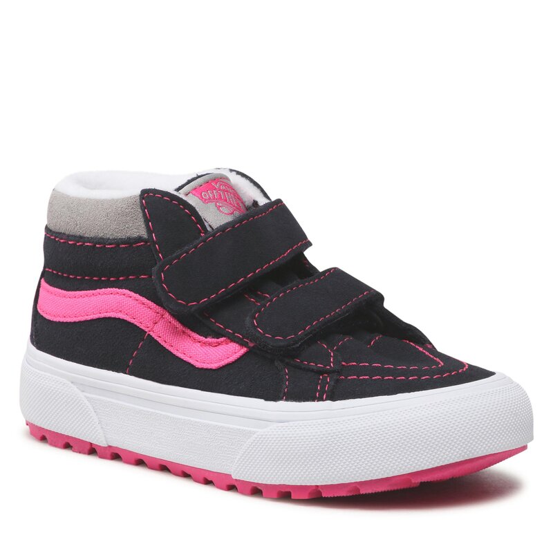 Sneakers Vans Sk8-Mid Reissue V VN0A5KROYU71 Navy/Pink Glo Schnürschuhe Stiefel und andere Mädchen Kinderschuhe