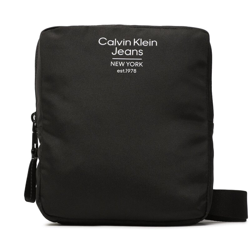 Umhängetasche Calvin Klein Jeans Sport Essentials Reporter18 Est K50K510100 BDS Herren Jugendtaschen Leder-Galanterie Zubehör