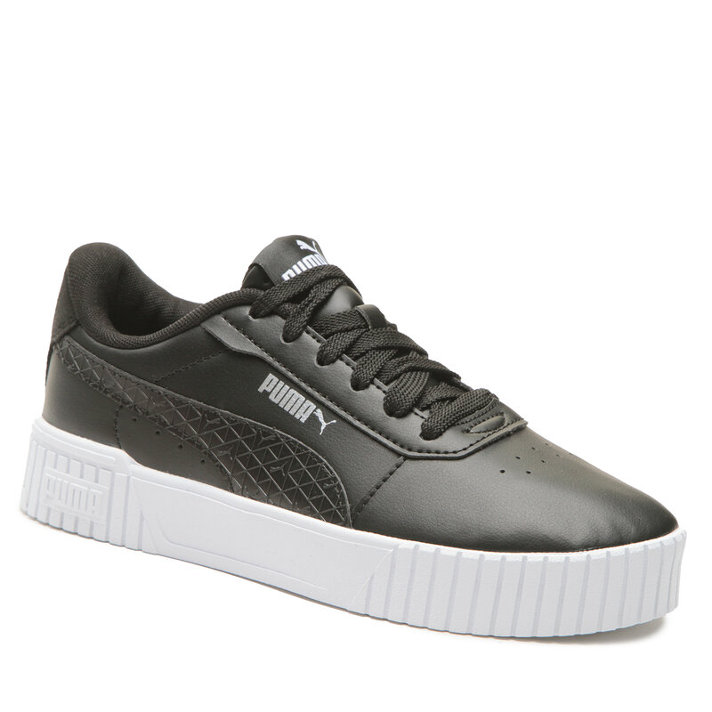 Sneakers Puma Carina 2.0 Logo Power 391129 02 Puma Black/Puma White/Silver Sneakers Halbschuhe Damenschuhe