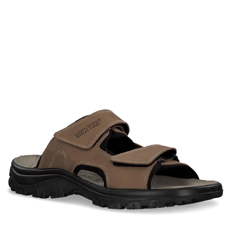 Pantoletten Marco Tozzi 2-17400-20 Tan Comb 470 Pantoletten Pantoletten und Sandaletten Herrenschuhe
