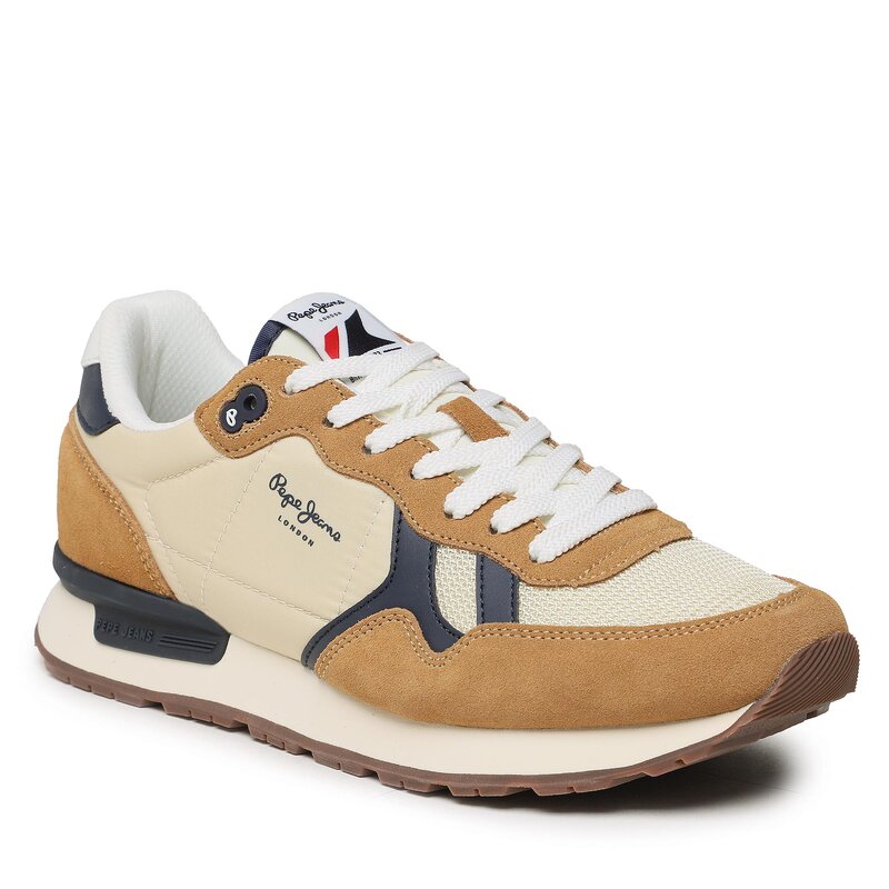 Sneakers Pepe Jeans Brit Man Heritage PMS30924 Tobacco 859 Sneakers Halbschuhe Herrenschuhe