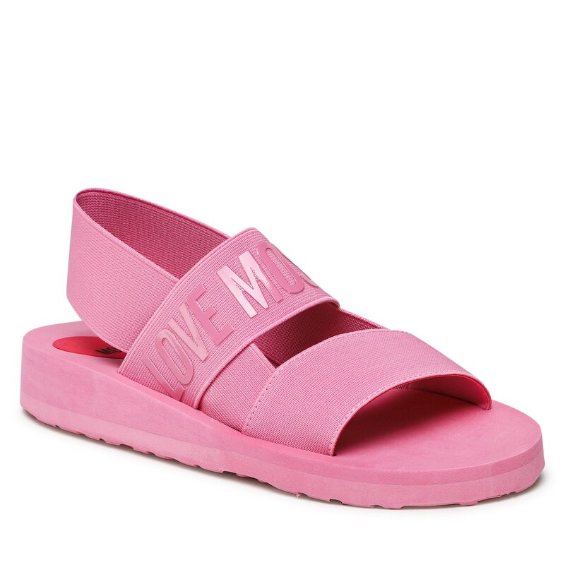 Sandalen LOVE MOSCHINO JA16033G0GJN7618 Rosa Shock Alltägliche Sandalen Sandalen Pantoletten und Sandaletten Damenschuhe