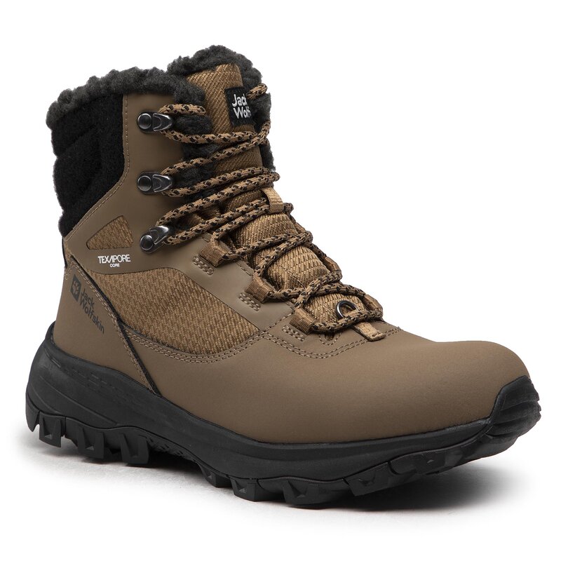 Trekkingschuhe Jack Wolfskin Everquest Texapore High M 4053621 Light Brown/Black Trekkingschuhe Stiefel und andere Herrenschuhe