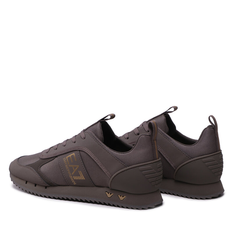 Sneakers EA7 Emporio Armani X8X027 XK219 S638 Triple Falcon/Gold Sneakers Halbschuhe Herrenschuhe ZL10661
