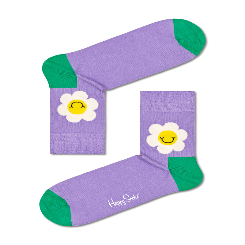 Hohe Unisex-Socken Happy Socks SMD13-5000 Violett Hohe Damen Socken Textilien Zubehör