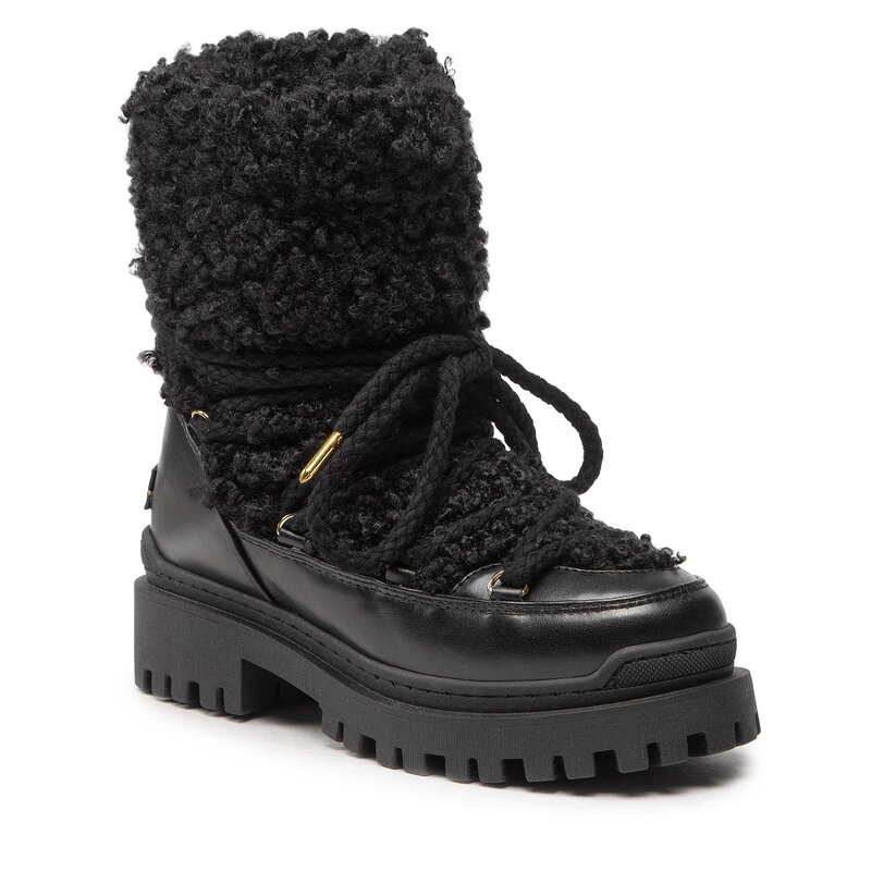 Stiefeletten Inuikii Vegan Riccio 70107-119 Black Boots Stiefel und andere Damenschuhe