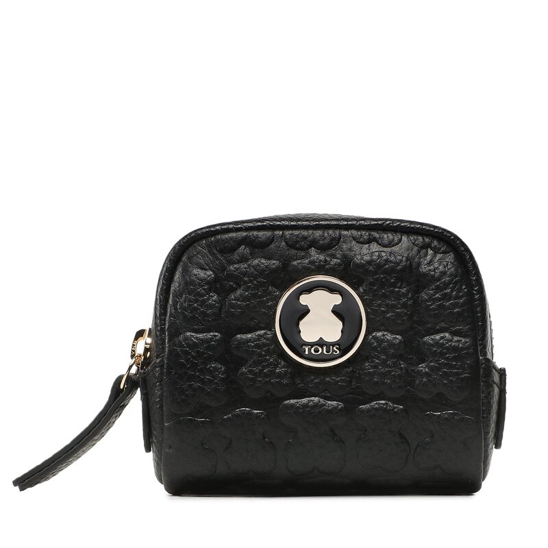 Kleingeldbörse TOUS Monedero S. Sherton 2000970451 Negro Damen Geldbörsen Geldbörse Leder-Galanterie Zubehör