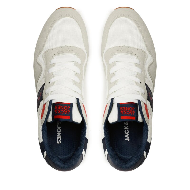Sneakers Jack&amp;Jones 12217172 Winter White 4164417 Sneakers Halbschuhe Herrenschuhe ZL10535