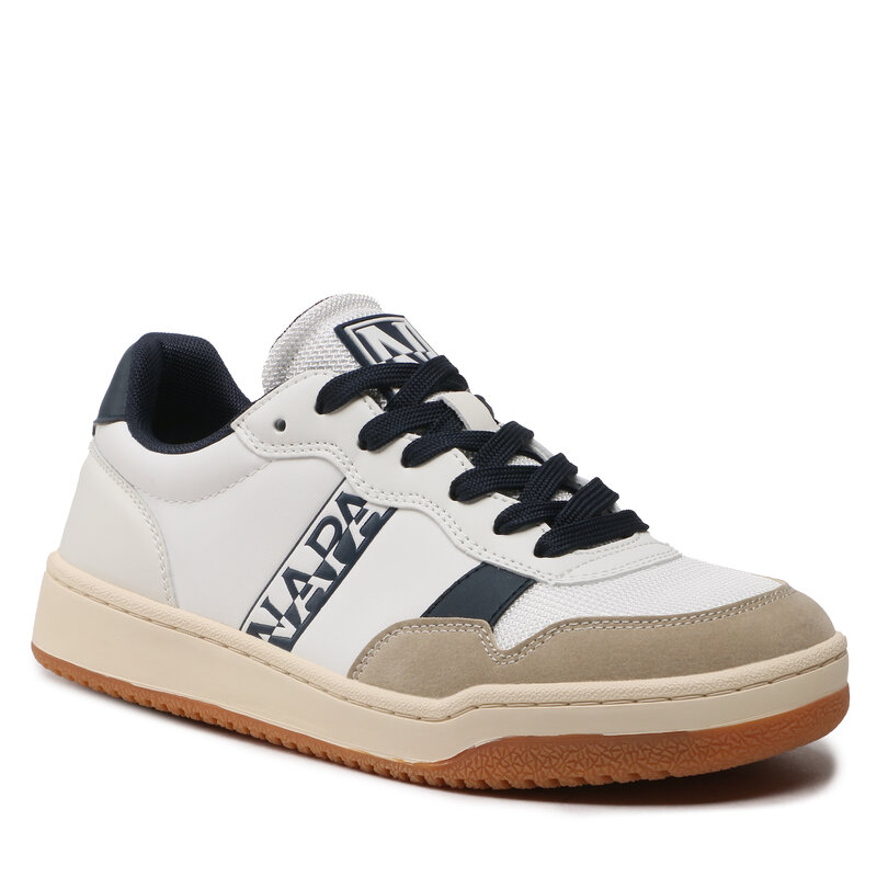 Sneakers Napapijri Courtis NP0A4HL3 White/Navy 01A Sneakers Halbschuhe Herrenschuhe