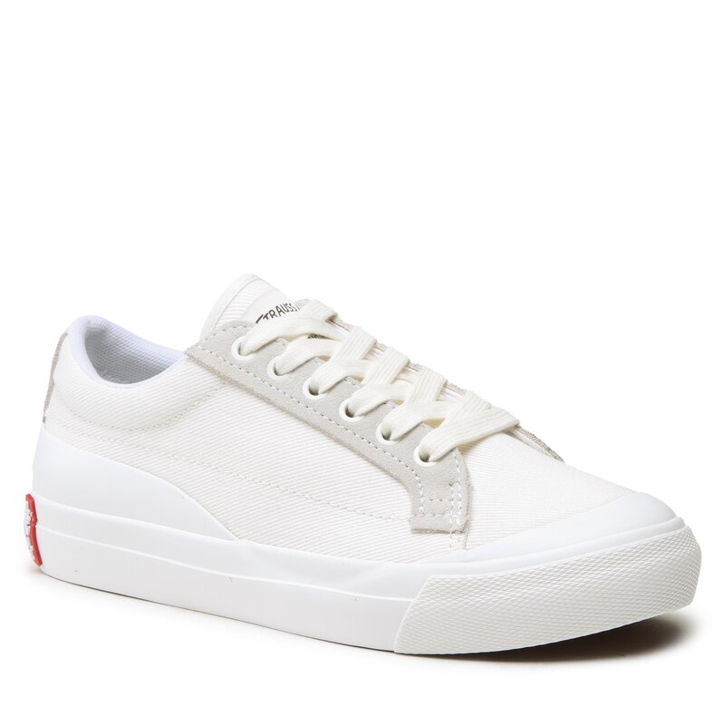 Sneakers aus Stoff Levi's® 234215-636-51 Regular White Turnschuhe Halbschuhe Damenschuhe