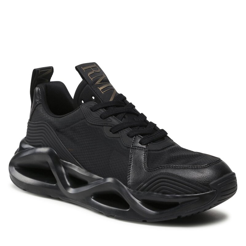Sneakers EA7 Emporio Armani X8X143 XK330 M701 Triple Black/Gold Sneakers Halbschuhe Herrenschuhe