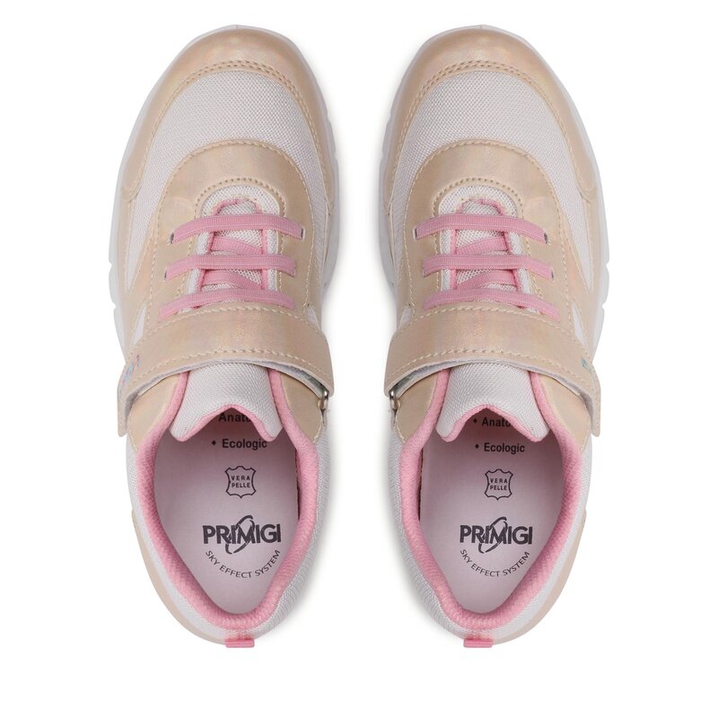 Sneakers Primigi 3872422 D Iridescent Beige-White Halbschuhe Mädchen Kinderschuhe