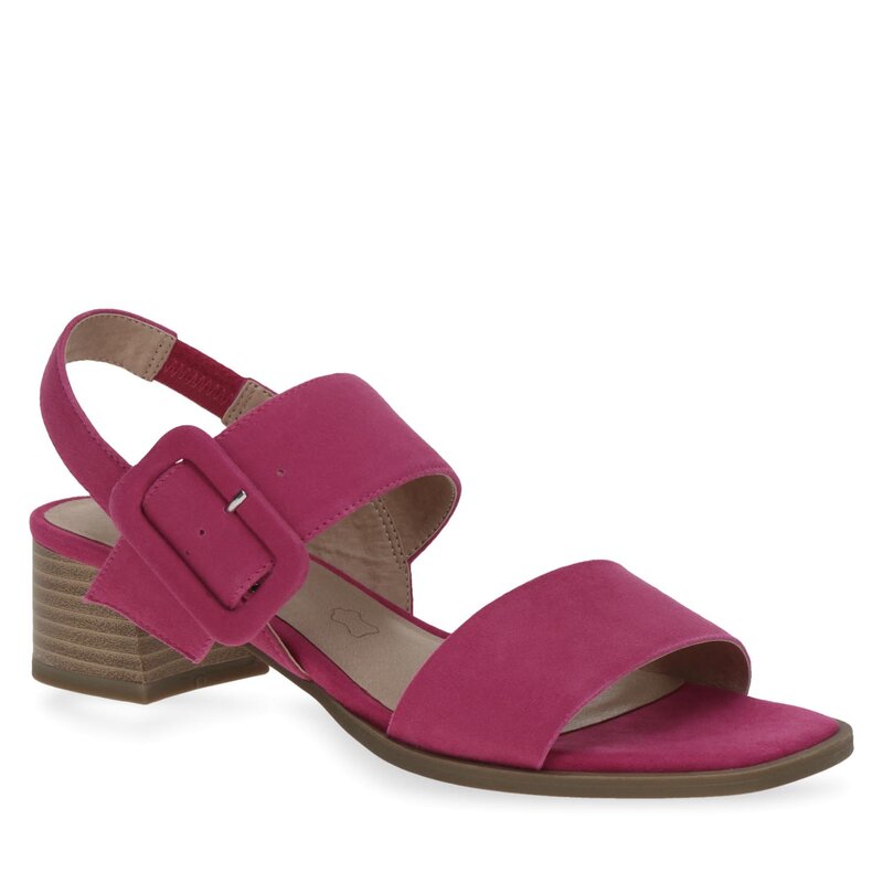 Sandalen Caprice 9-28211-20 Fuchsia Suede 540 Alltägliche Sandalen Sandalen Pantoletten und Sandaletten Damenschuhe