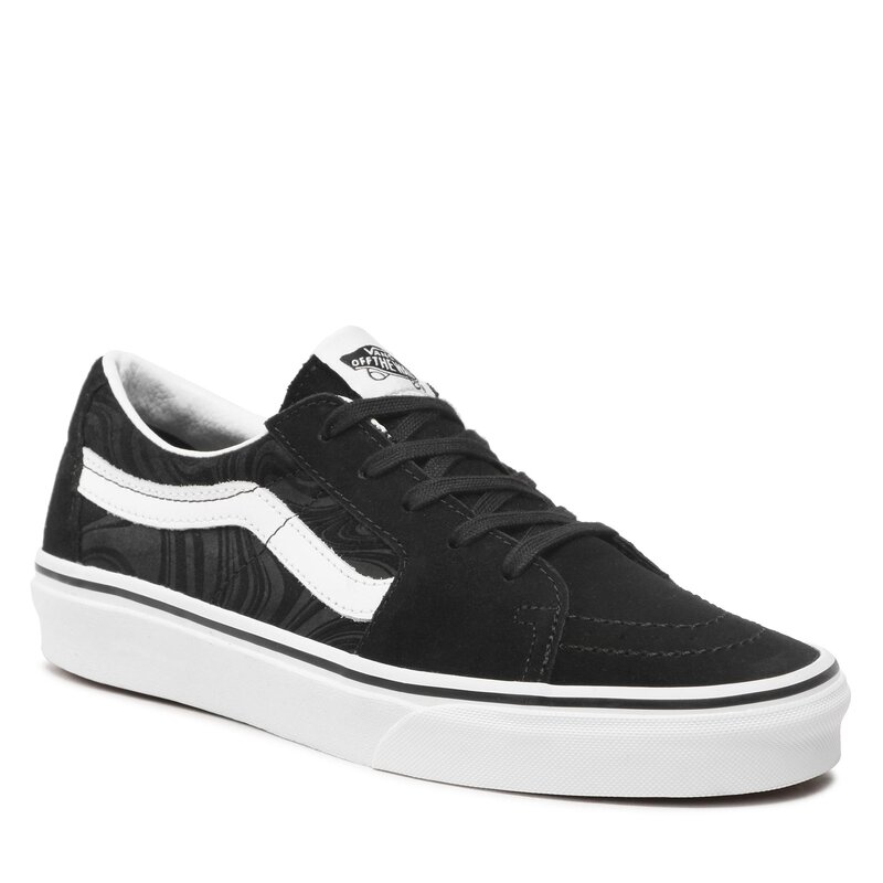 Sneakers aus Stoff Vans Sk8-Low VN0A4BVN6BT1 Wavy Emboss Black/True Wh Unisex