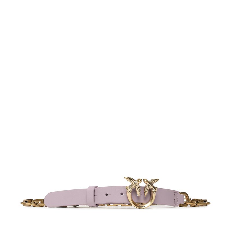 Damengürtel Pinko Love Day Chain H2 Belt PE 23 PLT01 100133 A0F1 Lilac Y13Q Damengürtel Gürtel Leder-Galanterie Zubehör