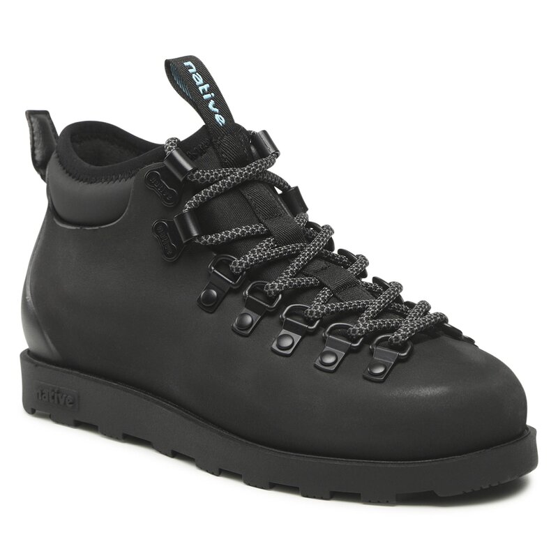 Schnürstiefeletten Native Fitzsimmons Citylite Bloom 31106848-1019 Jiffy Black/Jiffy Black/Victoria Blue Unisex