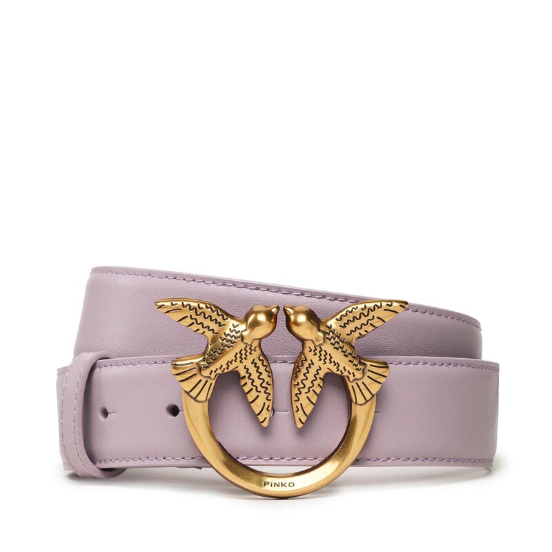 Damengürtel Pinko Love Berry H3 Belt PE 23 PLT01 100125 A0F1 Lilac Y13Q Damengürtel Gürtel Leder-Galanterie Zubehör