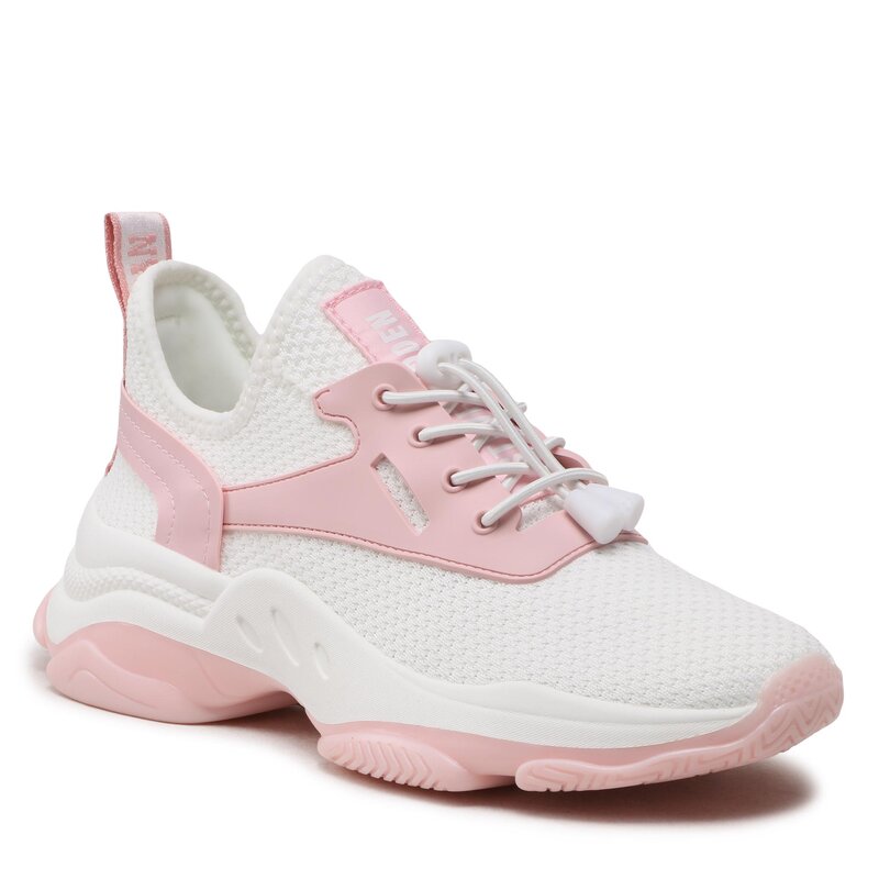Sneakers Steve Madden Match-E SM19000020-04004-WHP White/Pink Sneakers Halbschuhe Damenschuhe