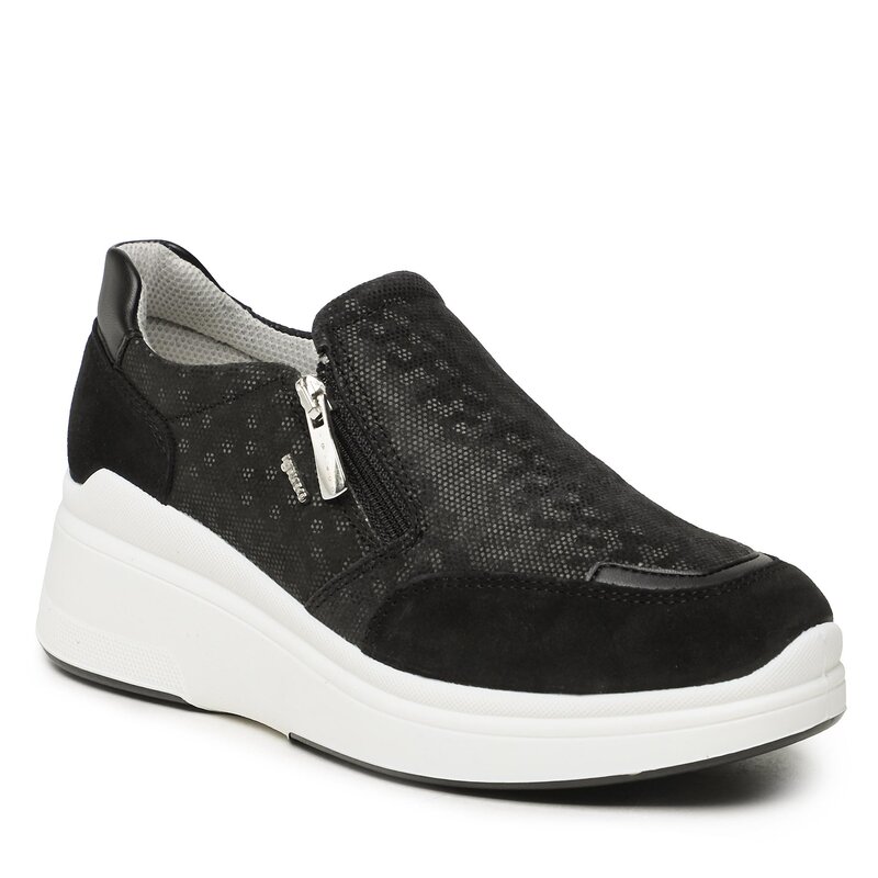 Sneakers IGI&CO 3653000 IridescentBlack Sneakers Halbschuhe Damenschuhe